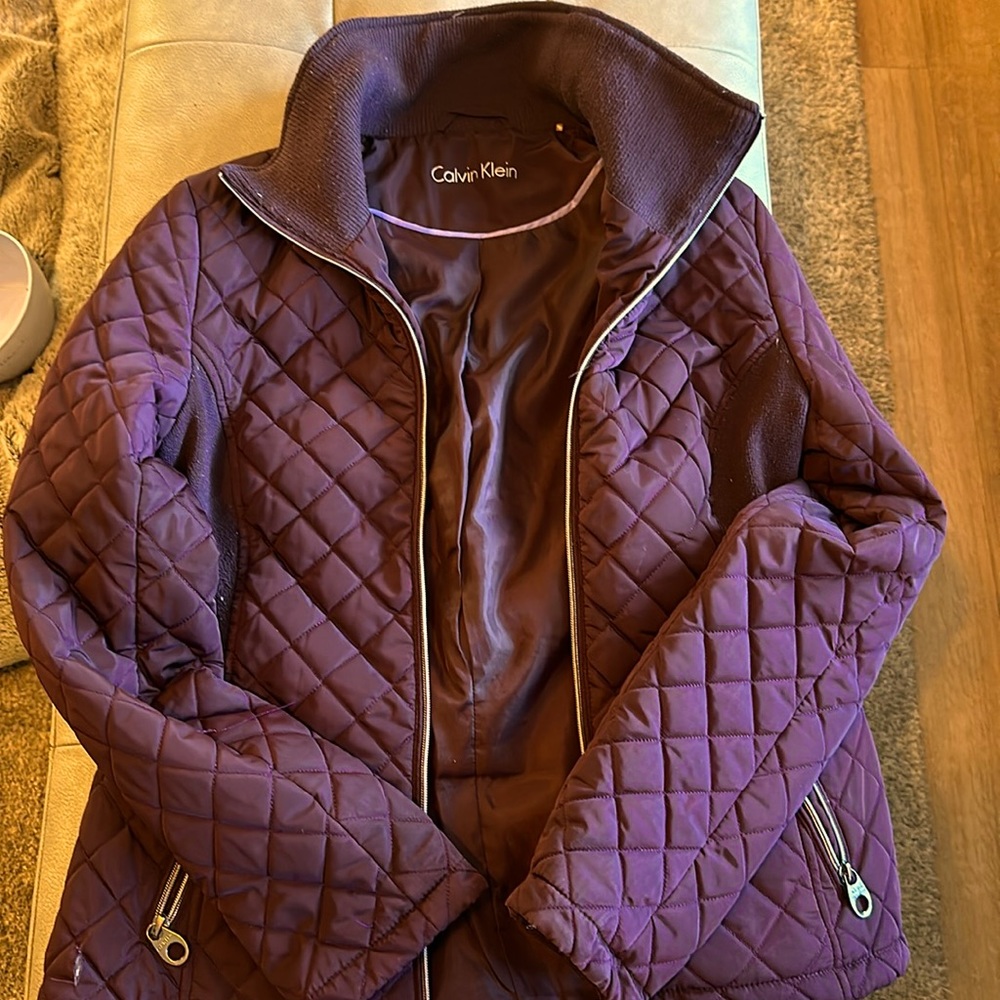 Calvin Klein purple jacket